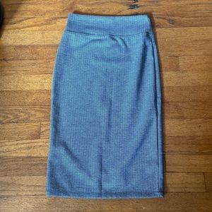 Black & grey pencil skirt